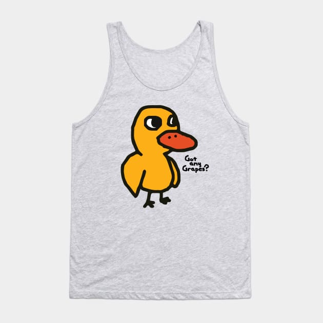 Mr. Duck Tank Top by TonieTee